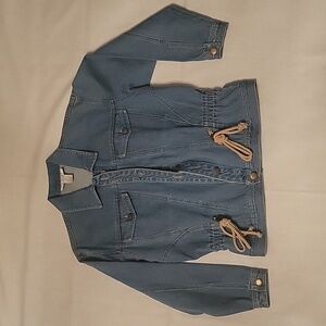 Petite Sophisticate Womens jean jacket sz small